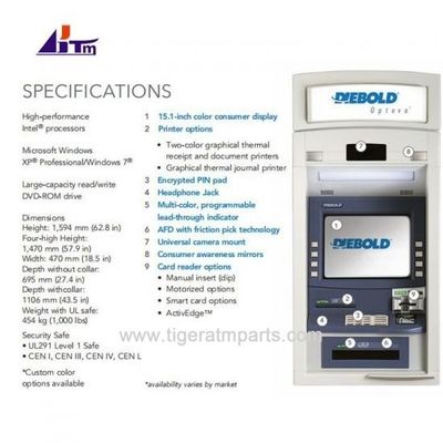 Полные модули запасных частей для банкомата Diebold Opteva 562