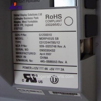 Части банкомата NCR 58XX 12,1 дюймовый ЖК-дисплей 445-0686553 009-0020748