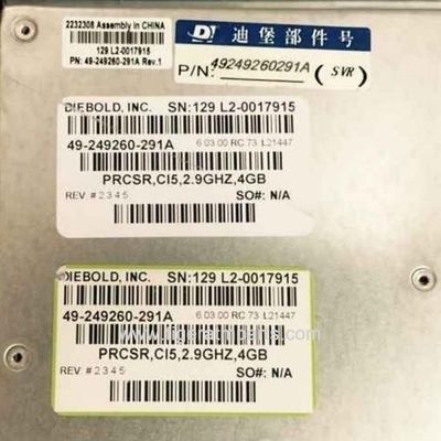 49249260291A Diebold Opteva PRCSR 2,9 ГГц 4 ГБ ПК Основной банкомат Части машин
