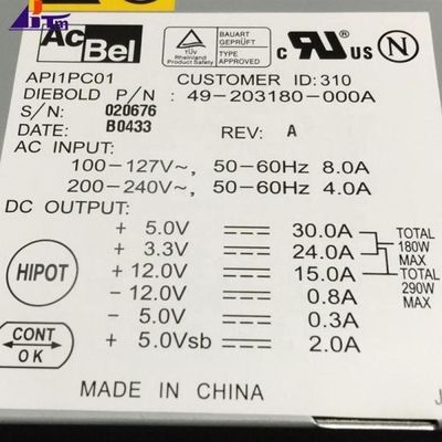 Части банкомата Diebold питание 300W 49203180000A
