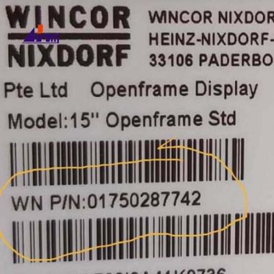 Части банкоматов Wincor Nixdorf 15 дюймовый открытый экран Std LCD 1750287742
